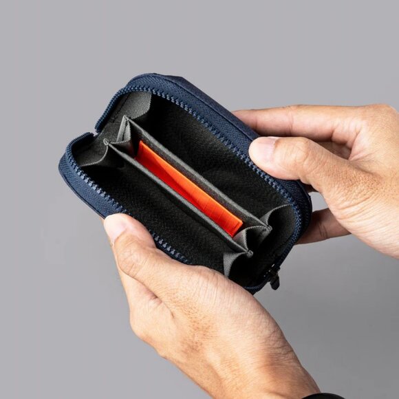 NIB Alpaka HUB Zip Pocket Wallet Pouch Blue | Axoflux 300D - Picture 3 of 6